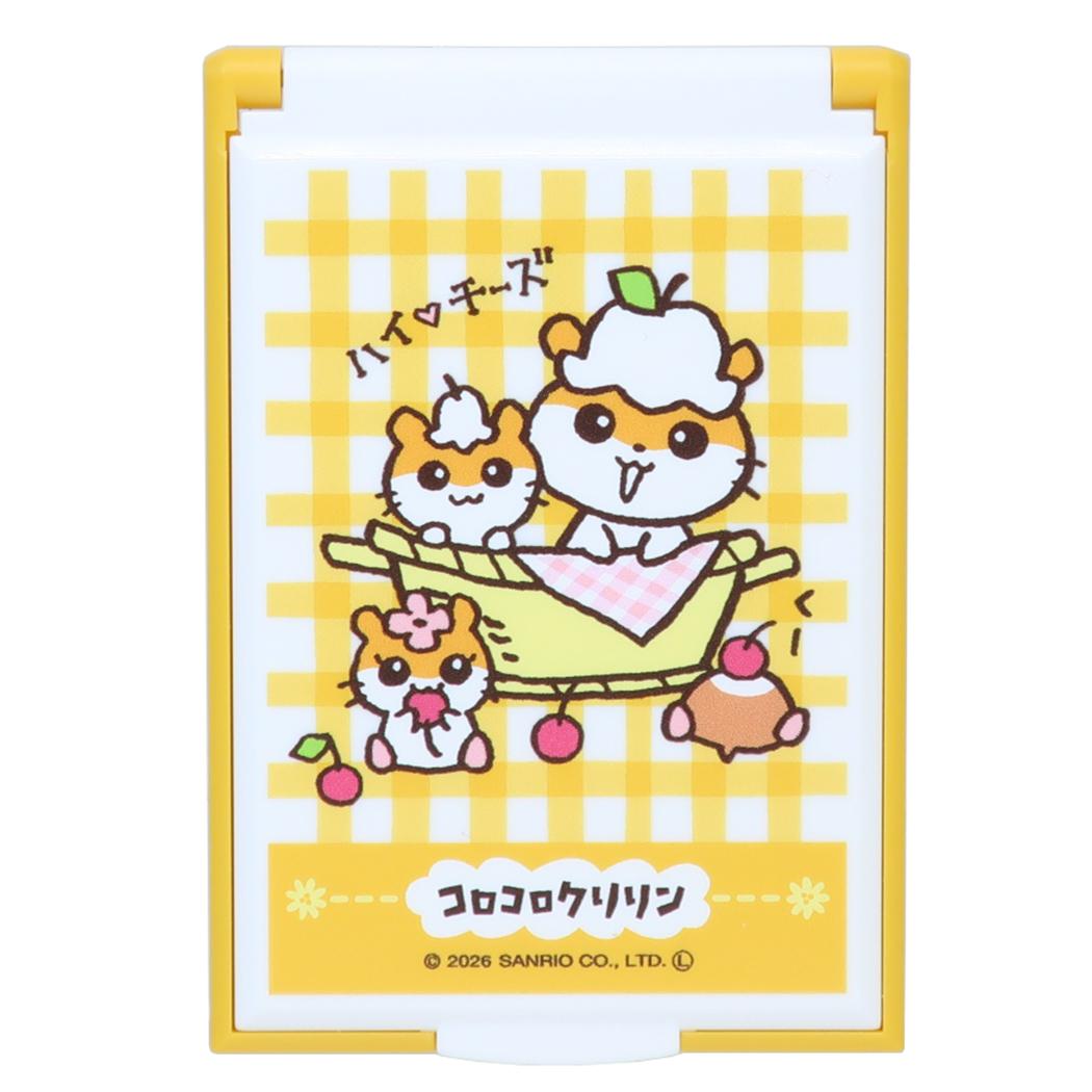 コロコロクリリン 手鏡 カードミラーS サンリオ カミオジャパン コンパクトミラー キャラクター グッズ メール便可 シネマコレクション