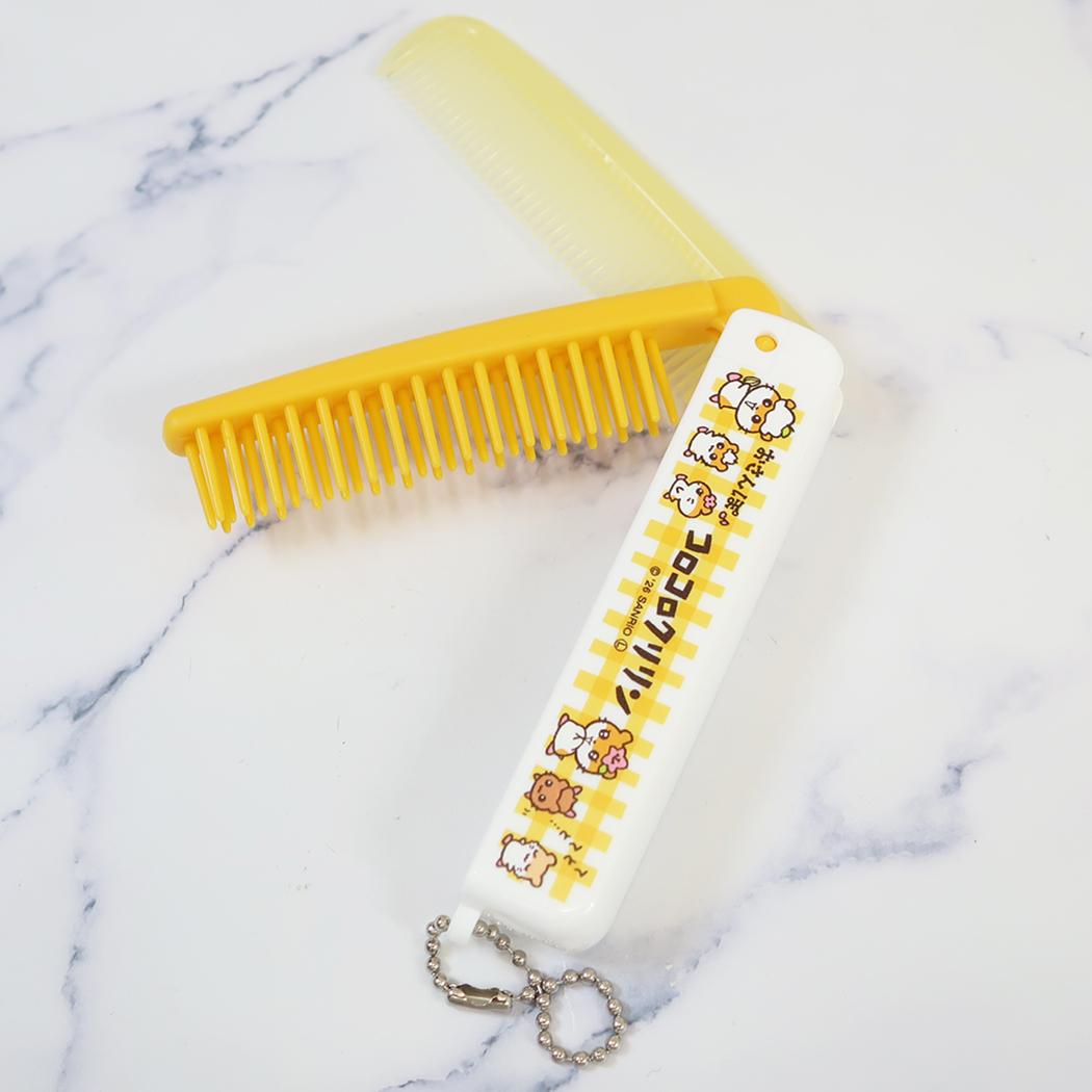 コロコロクリリン ヘアブラシ 折りたたみブラシ＆コーム サンリオ カミオジャパン 折りたたみくし キャラクター グッズ メール便可 シネマコレクション