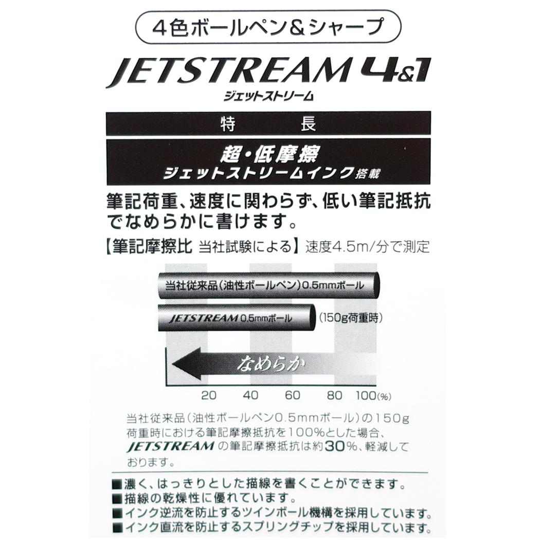 シャープペン＆黒赤青緑4色ボールペン ジェットストリーム 4＆1 0.5mm ハローキティ 電話 サンリオ カミオジャパン
