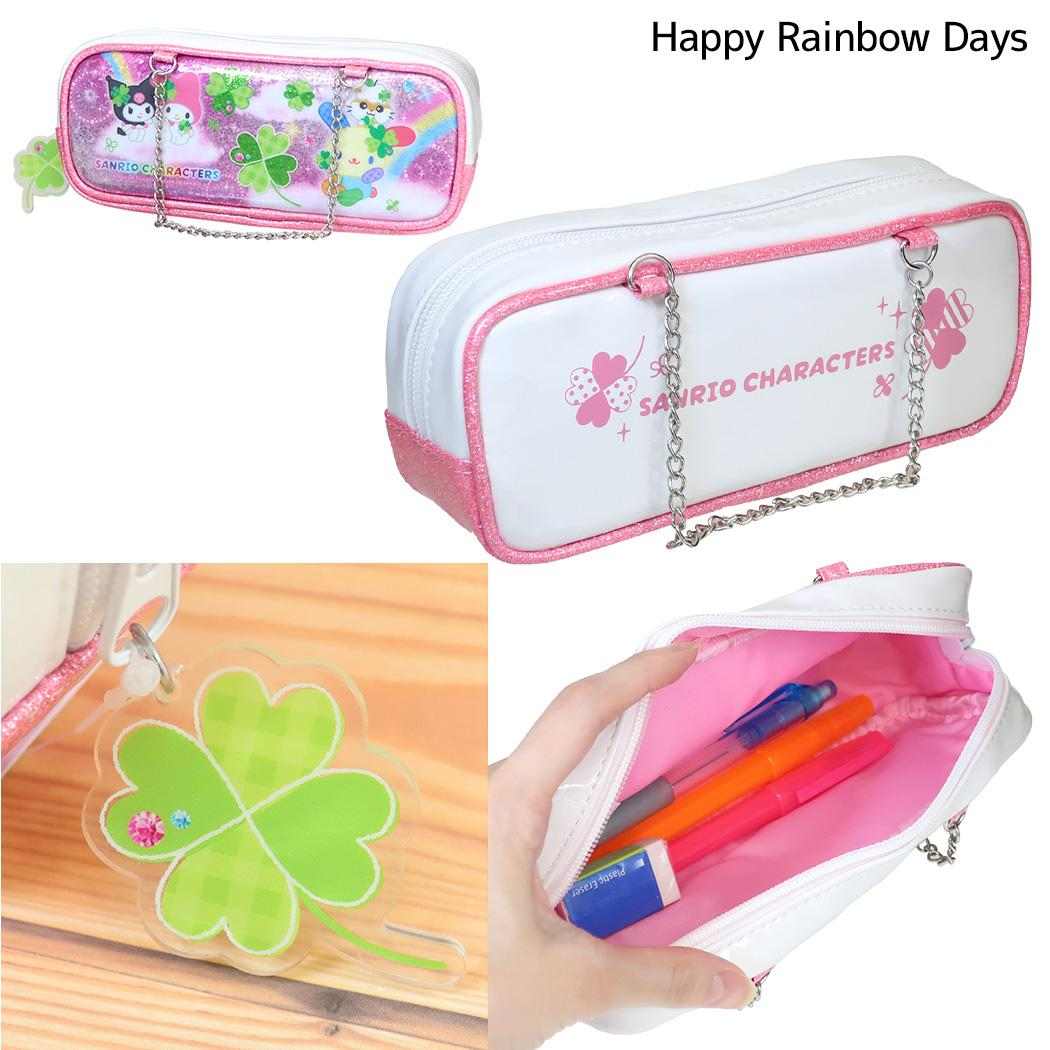 サンリオキャラクターズ ペンケース パイピンBOXペンポーチ 平成ファンシー Happy Rainbow Days Sanrio カミオジャパン