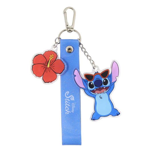 ディズニーキャラクター キーリング ラメタグキーホルダー スティッチ Disney カミオジャパン