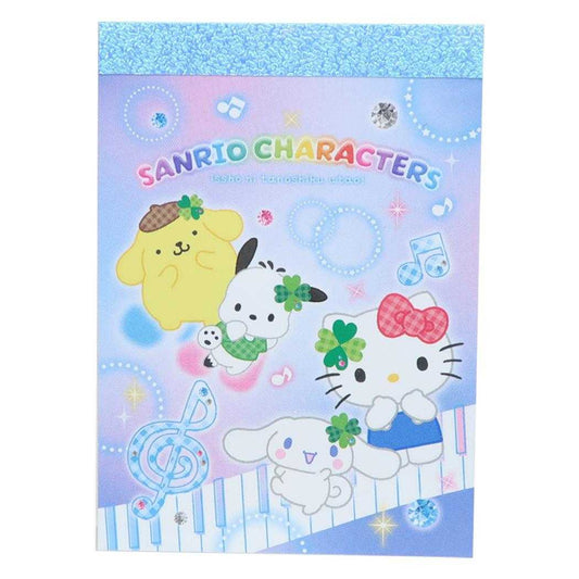 サンリオキャラクターズ メモ帳 メモミニ ミニミニメモ 平成ファンシー Colorful music world Sanrio カミオジャパン