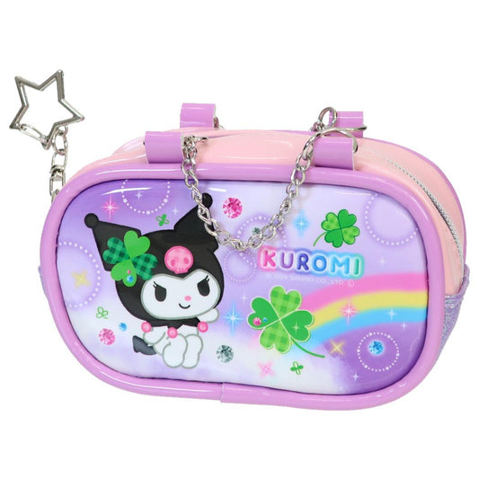 サンリオキャラクターズ ミニポーチ エナメルポーチキーホルダー 平成ファンシー クロミ Sanrio カミオジャパン