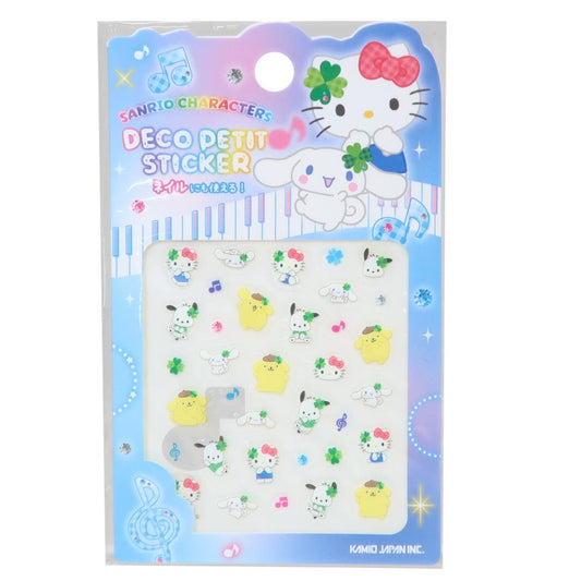 サンリオキャラクターズ ネイルシール デコプチステッカー 平成ファンシー Colorful music world Sanrio カミオジャパン