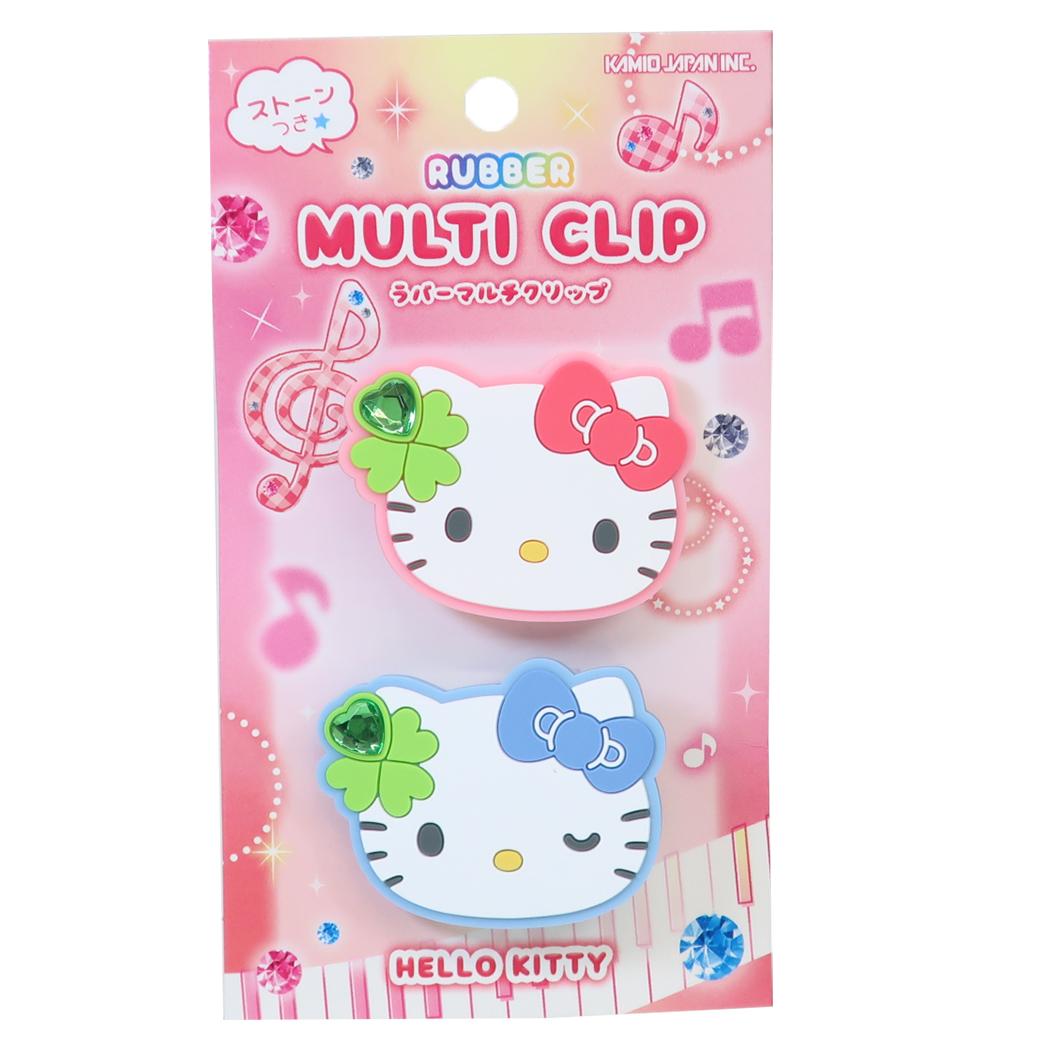 サンリオキャラクターズ ヘアアクセサリー ストーン付きマルチクリップ 平成ファンシー ハローキティ Sanrio カミオジャパン