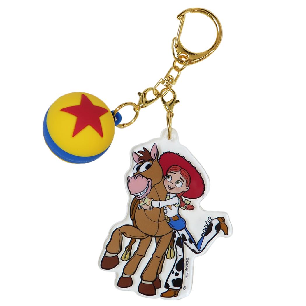 トイストーリー5 キーリング 2連キーホルダー ジェシー＆ブルズアイ ディズニー カミオジャパン