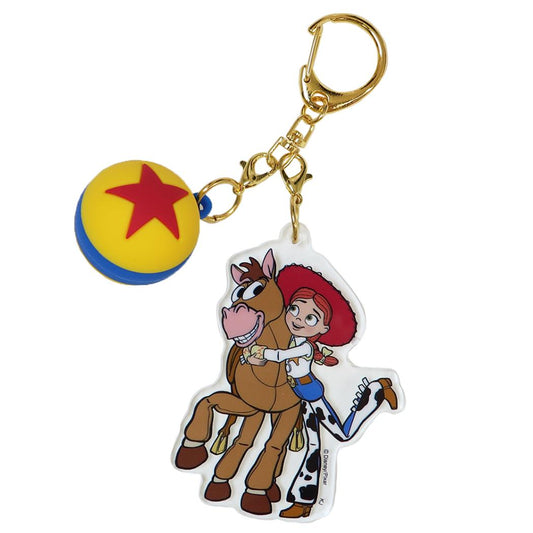 トイストーリー5 キーリング 2連キーホルダー ジェシー＆ブルズアイ ディズニー カミオジャパン