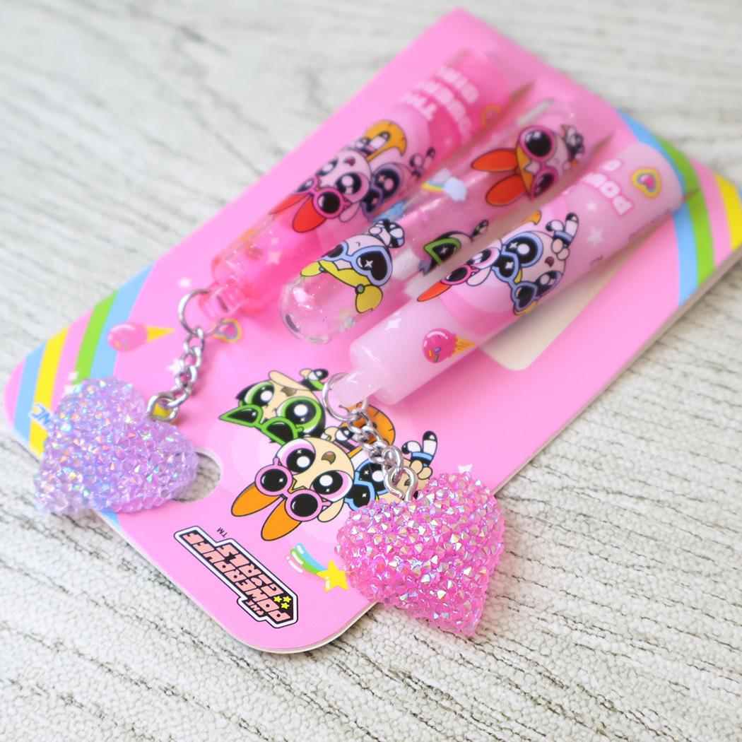 パワーパフガールズ 鉛筆キャップ きらめきチャームえんぴつカバー 3本セット カミオジャパン