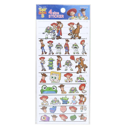 トイストーリー5 シールシート 4サイズステッカー 4size STICKER みんな集合 ディズニー カミオジャパン