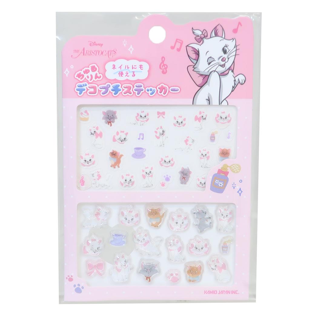 おしゃれキャット ネイルシール ちゅるりんデコプチステッカー ディズニー カミオジャパン