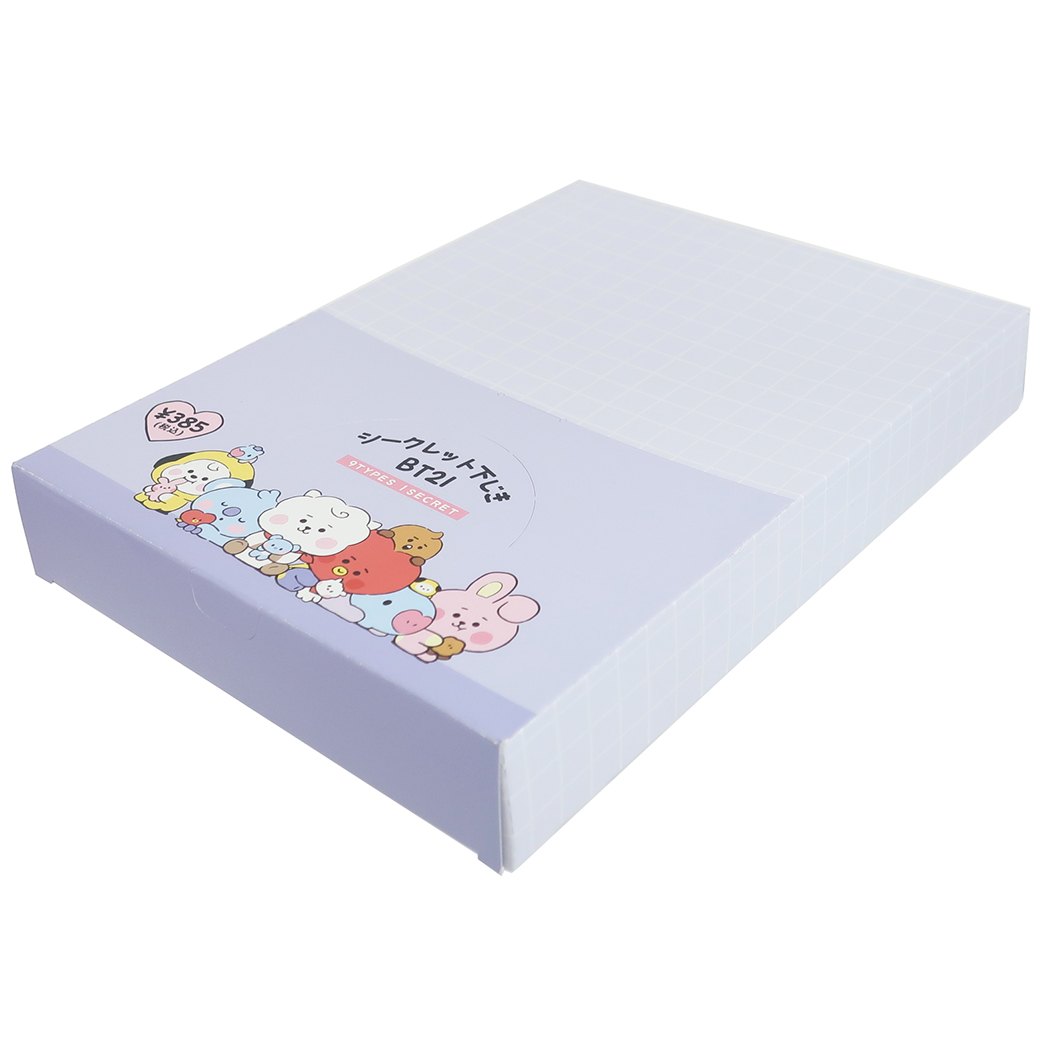 BT21 下敷き シークレット シタジキ 全10種 LINE FRIENDS カミオジャパン コレクション雑貨 キャラクター 商品 メール便可 シネマコレクション プレゼント 男の子 女の子 ギフト