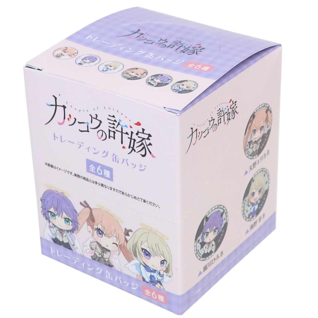 カッコウの許嫁 缶バッジ トレーディングカンバッジ全6種 カミオジャパン コレクション雑貨 アニメキャラクター グッズ メール便可 シネマコレクション プレゼント 男の子 女の子 ギフト