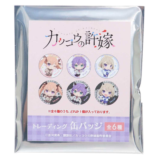 カッコウの許嫁 缶バッジ トレーディングカンバッジ全6種 カミオジャパン コレクション雑貨 アニメキャラクター グッズ メール便可 シネマコレクション プレゼント 男の子 女の子 ギフト