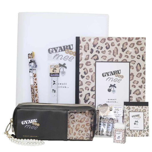 GYARUmee 文具セット 9点文房具セット チェリー カミオジャパン 新学期準備文具 かわいい グッズ シネマコレクション