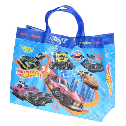 ホットウィール プールバッグ マチアリトートバッグ 角型 自動車 高波クリエイト ビーチバッグ 海プール サマーレジャー用品 キャラクター グッズ メール便可 シネマコレクション