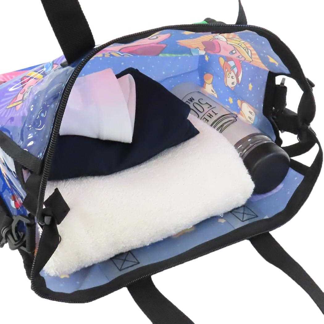 星のカービィ プールバッグ 縫製マチアリバッグ 高波クリエイト ビーチバッグ 海プール サマーレジャー用品 斜め掛け キャラクター グッズ シネマコレクション