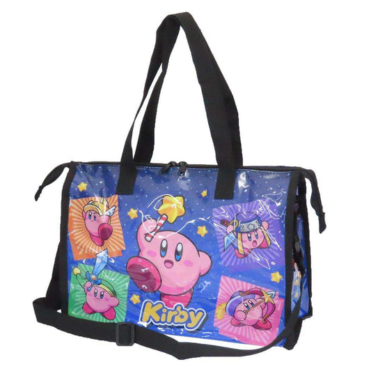 星のカービィ プールバッグ 縫製マチアリバッグ 高波クリエイト ビーチバッグ 海プール サマーレジャー用品 斜め掛け キャラクター グッズ シネマコレクション