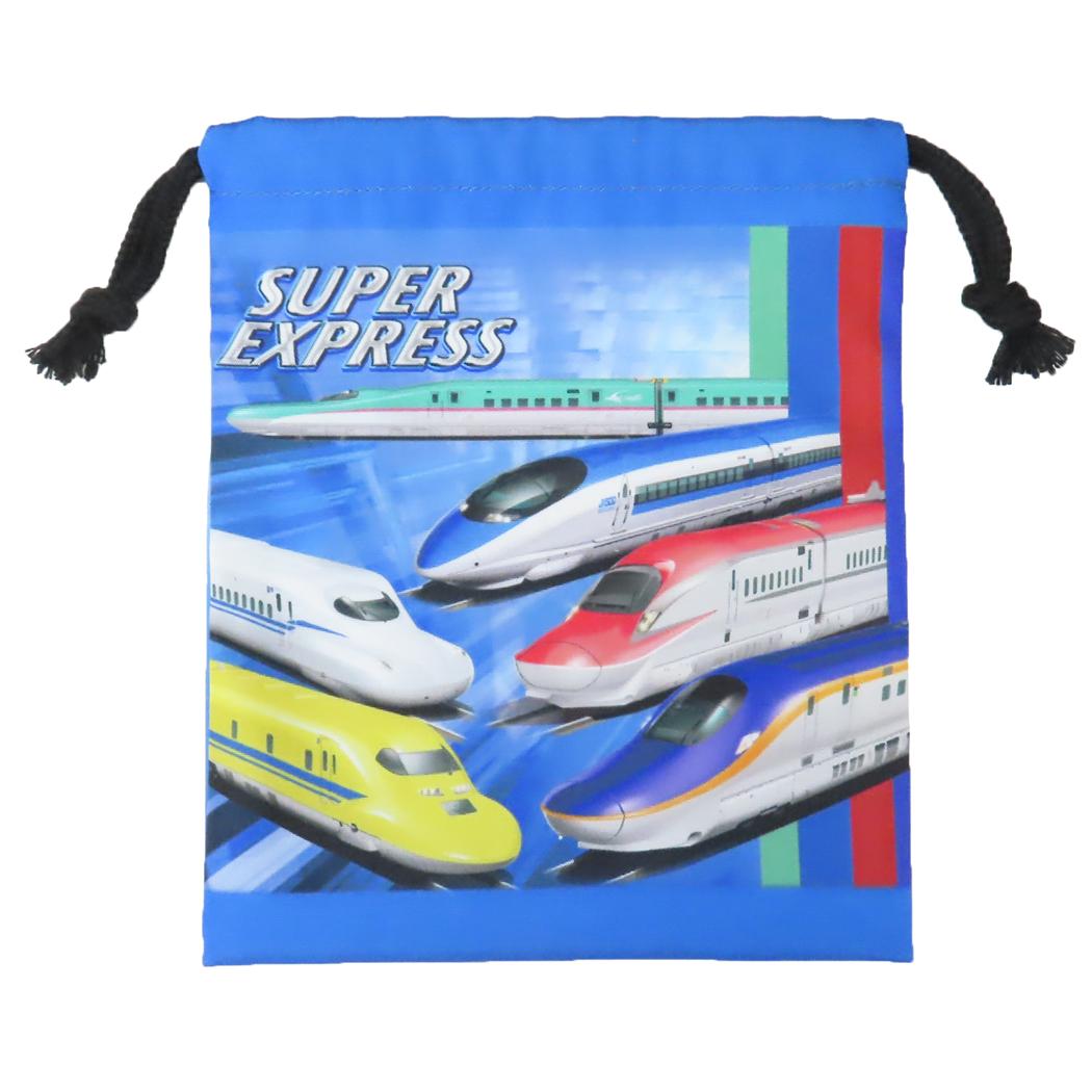 スーパーエクスプレス 巾着袋 巾着S 鉄道 高波クリエイト 小物入れ キャラクター グッズ メール便可 シネマコレクション