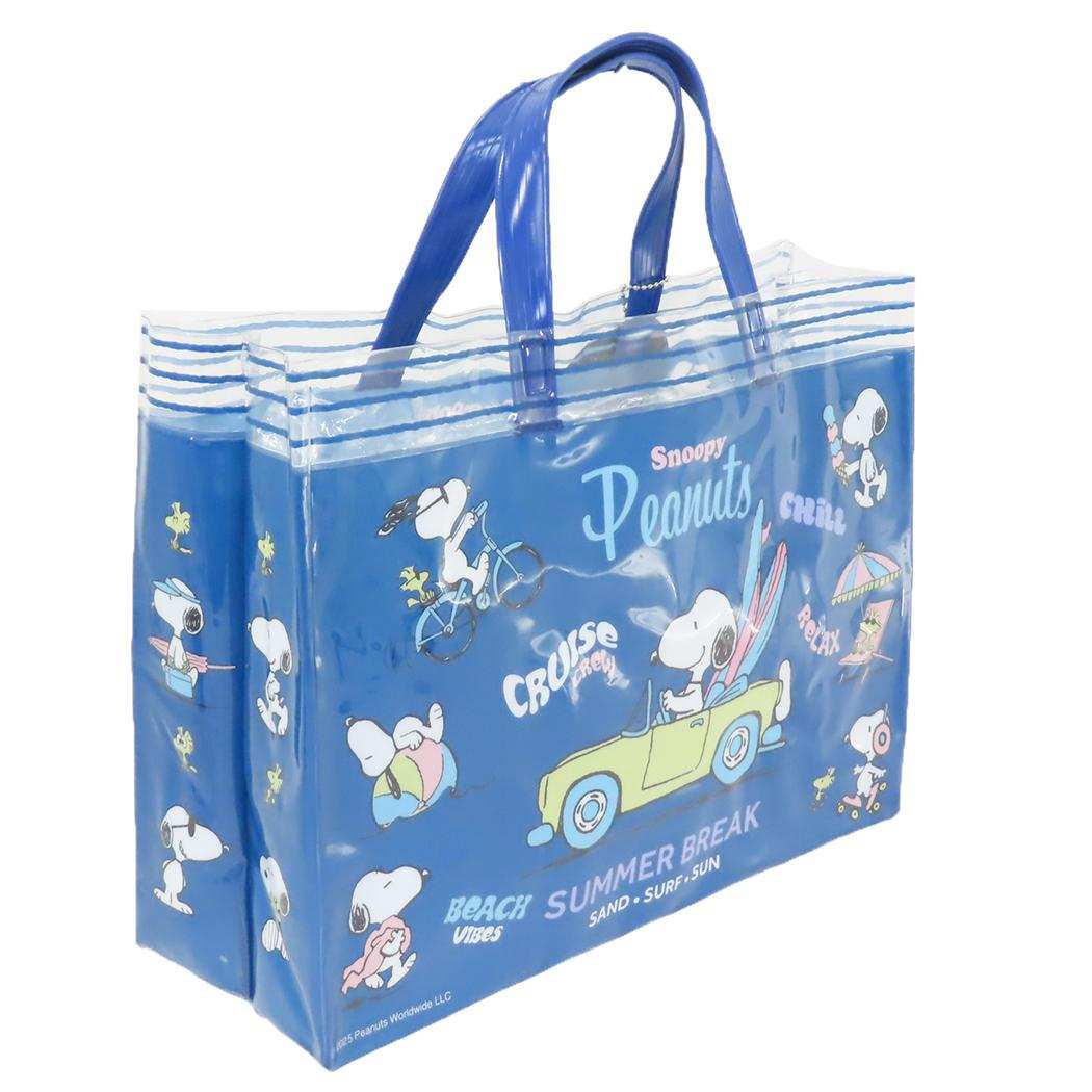 スヌーピー プールバッグ マチアリトート ピーナッツ 高波クリエイト 海プール サマーレジャー用品 キャラクター グッズ メール便可 シネマコレクション