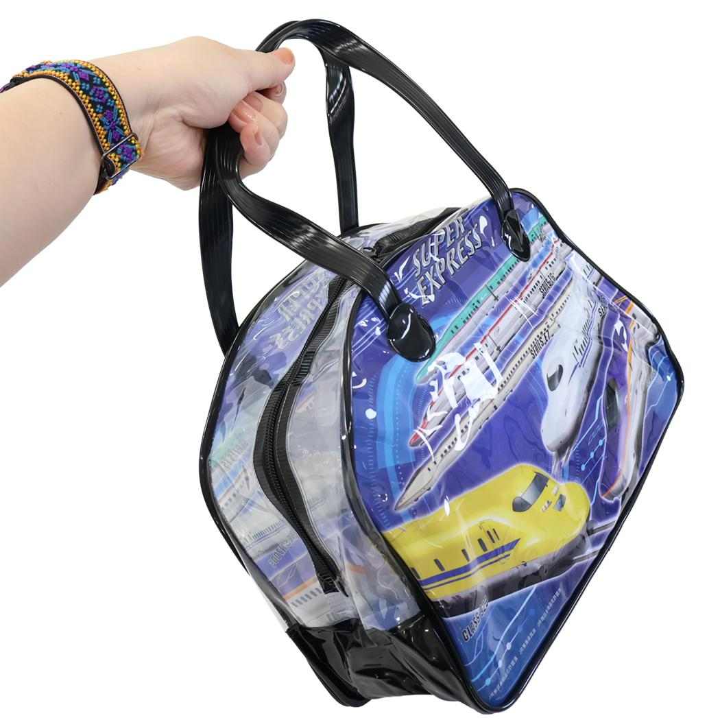 スーパーエクスプレス プールバッグ ボストンバッグ 鉄道 高波クリエイト ビーチバッグ 海プール サマーレジャー用品 キャラクター グッズ シネマコレクション