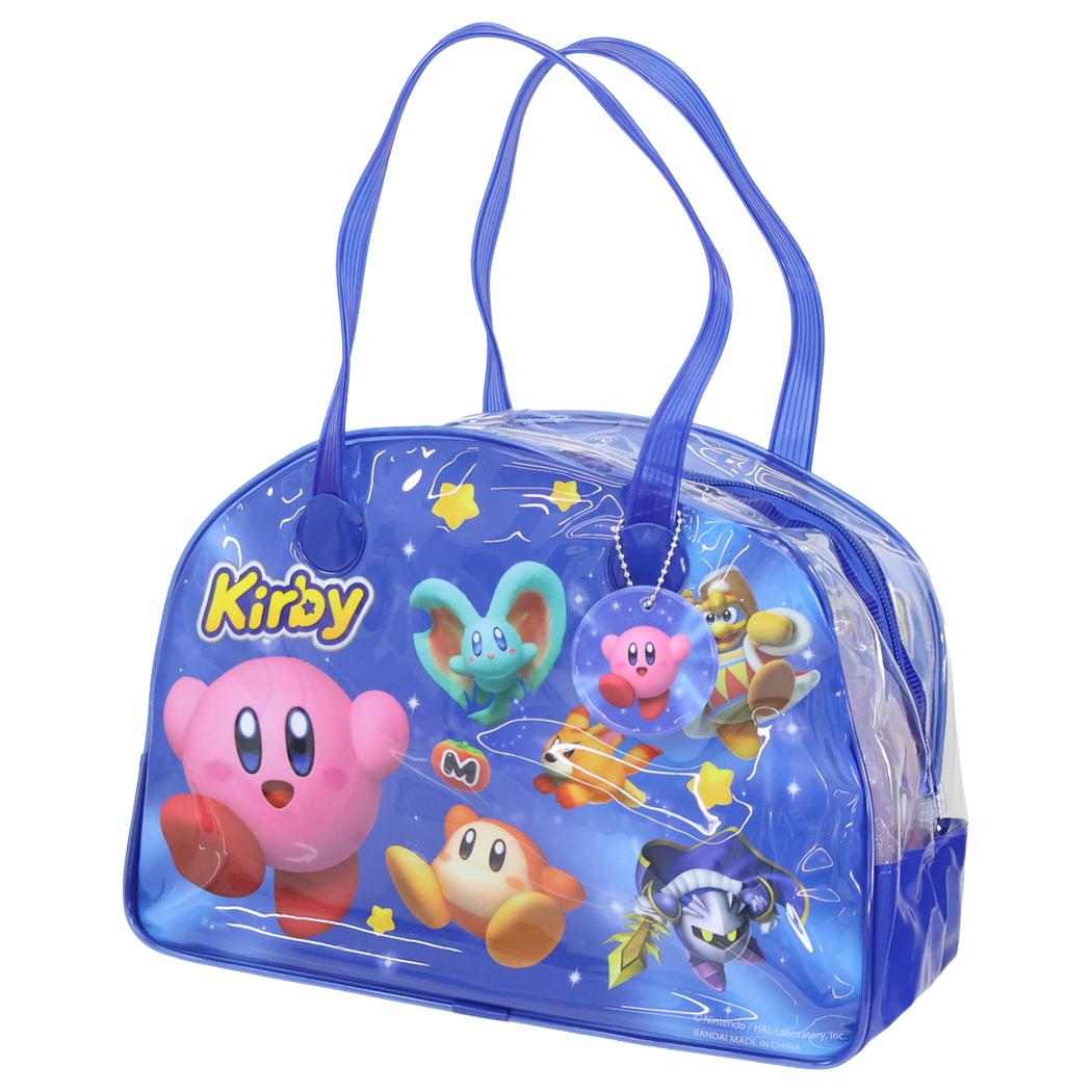 星のカービィ プールバッグ ボストンバッグ 高波クリエイト ビーチバッグ 海プール サマーレジャー用品 キャラクター グッズ シネマコレクション