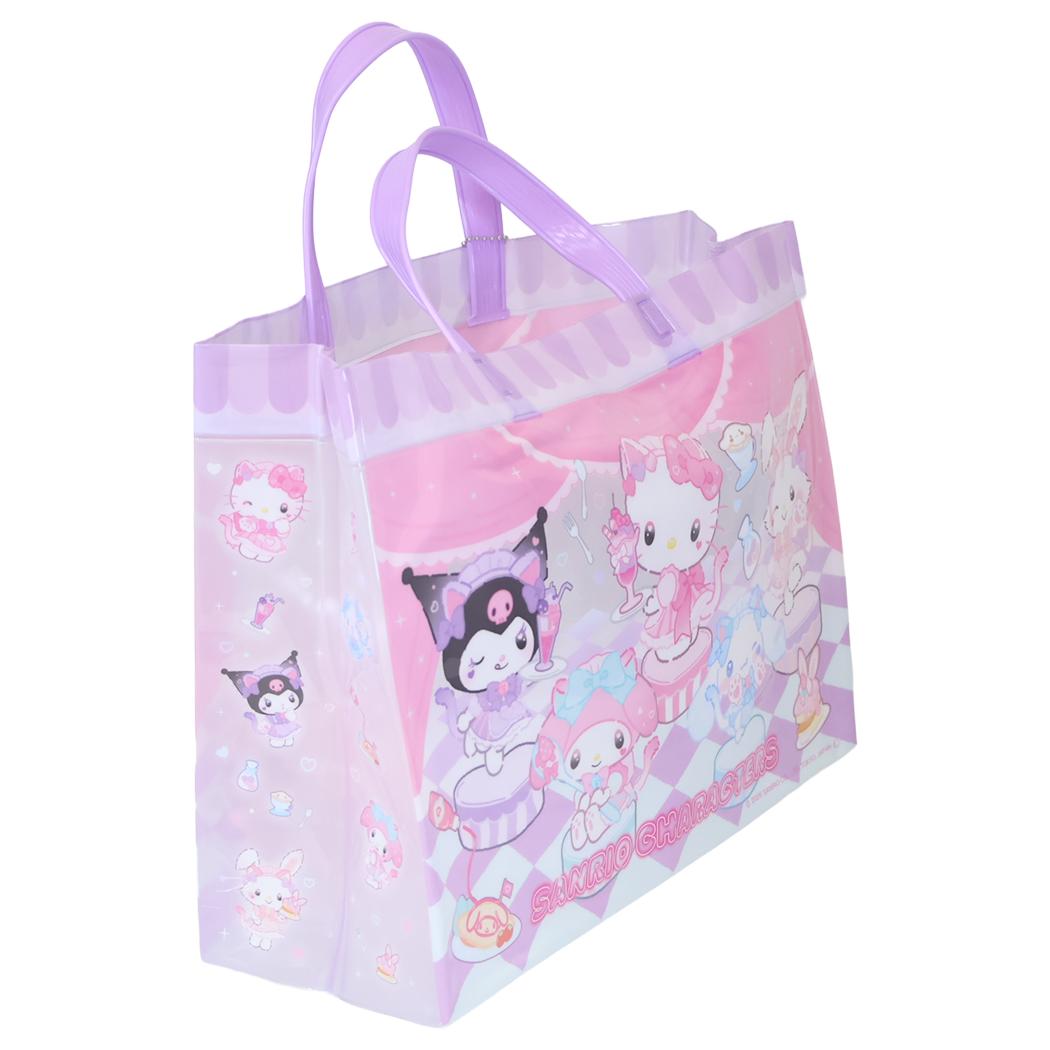 サンリオキャラクターズ プールバッグ マチアリトートバッグ 角型 Sanrio 高波クリエイト ビーチバッグ 海プール サマーレジャー用品 キャラクター グッズ シネマコレクション