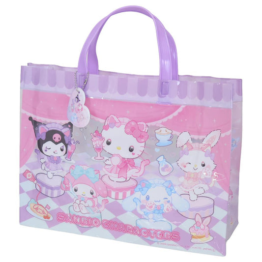 サンリオキャラクターズ プールバッグ マチアリトートバッグ 角型 Sanrio 高波クリエイト ビーチバッグ 海プール サマーレジャー用品 キャラクター グッズ シネマコレクション