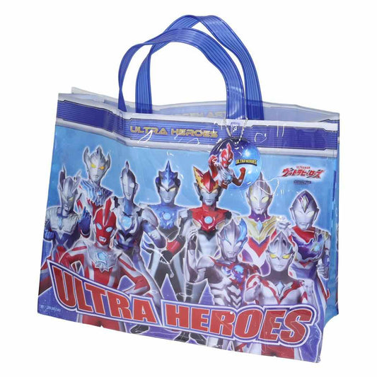 ウルトラヒーローズ プールバッグ マチアリトートバッグ 角型 特撮ヒーロー 高波クリエイト ビーチバッグ 海プール サマーレジャー用品 キャラクター グッズ シネマコレクション