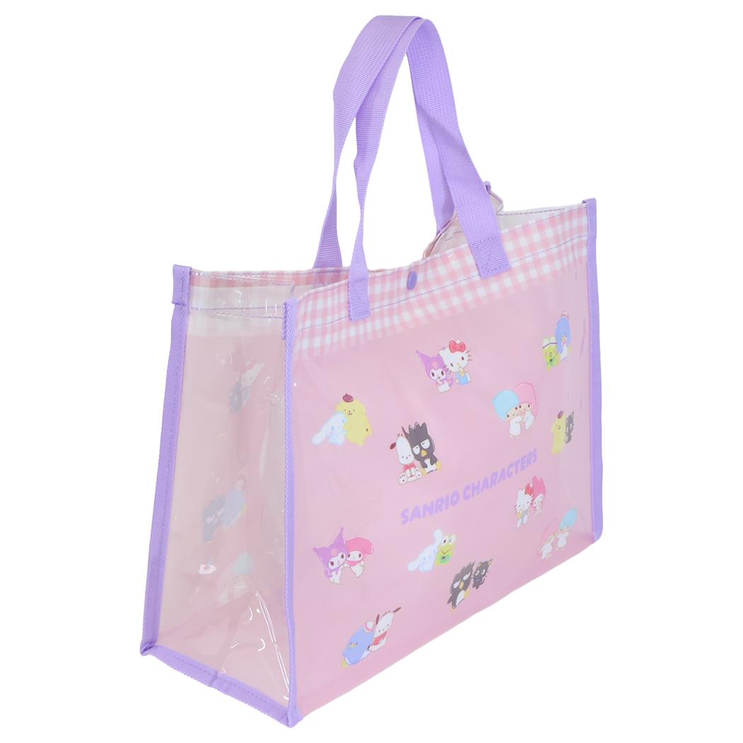 サンリオキャラクターズ プールバッグ 縫製トートバッグ Sanrio 高波クリエイト ビーチバッグ 海プール サマーレジャー用品 キャラクター グッズ シネマコレクション