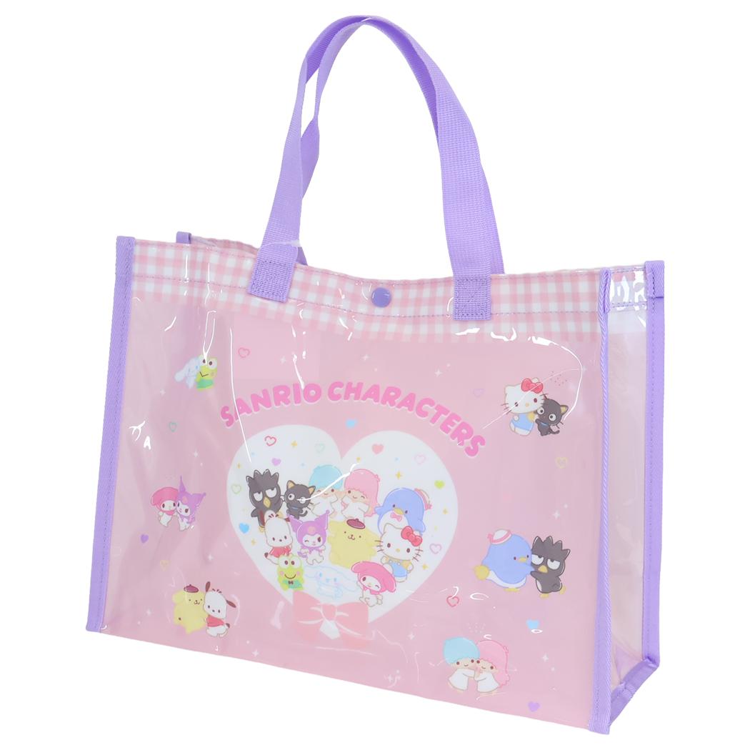 サンリオキャラクターズ プールバッグ 縫製トートバッグ Sanrio 高波クリエイト ビーチバッグ 海プール サマーレジャー用品 キャラクター グッズ シネマコレクション