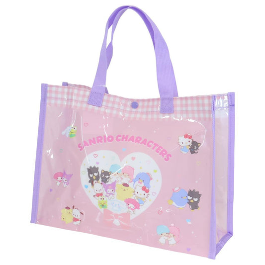 サンリオキャラクターズ プールバッグ 縫製トートバッグ Sanrio 高波クリエイト ビーチバッグ 海プール サマーレジャー用品 キャラクター グッズ シネマコレクション
