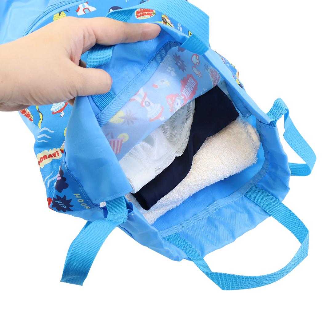 パウパトロール プールバッグ 2wayボンサック 2層式 高波クリエイト ビーチバッグ 海プール サマーレジャー用品 アニメキャラクター グッズ シネマコレクション