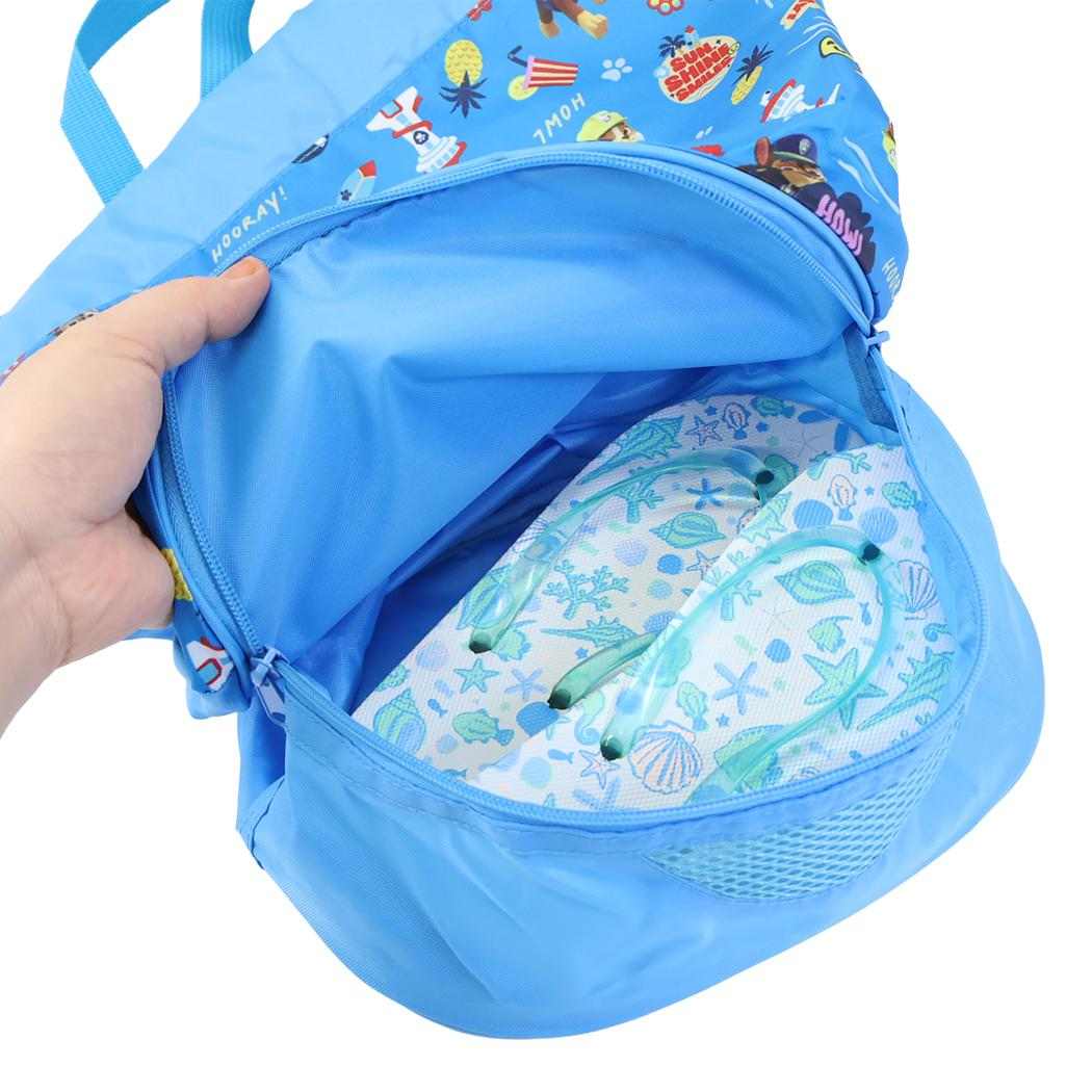 パウパトロール プールバッグ 2wayボンサック 2層式 高波クリエイト ビーチバッグ 海プール サマーレジャー用品 アニメキャラクター グッズ シネマコレクション