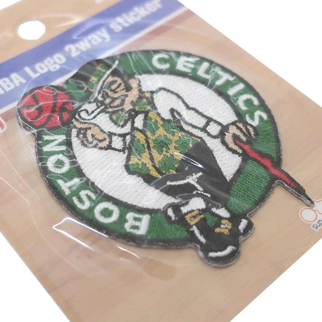 NBA ワッペン ロゴ刺繍ステッカー Boston Celtics ボストン セルティックス 社コッカ 手芸用品 スポーツ グッズ メール便可 シネマコレクション