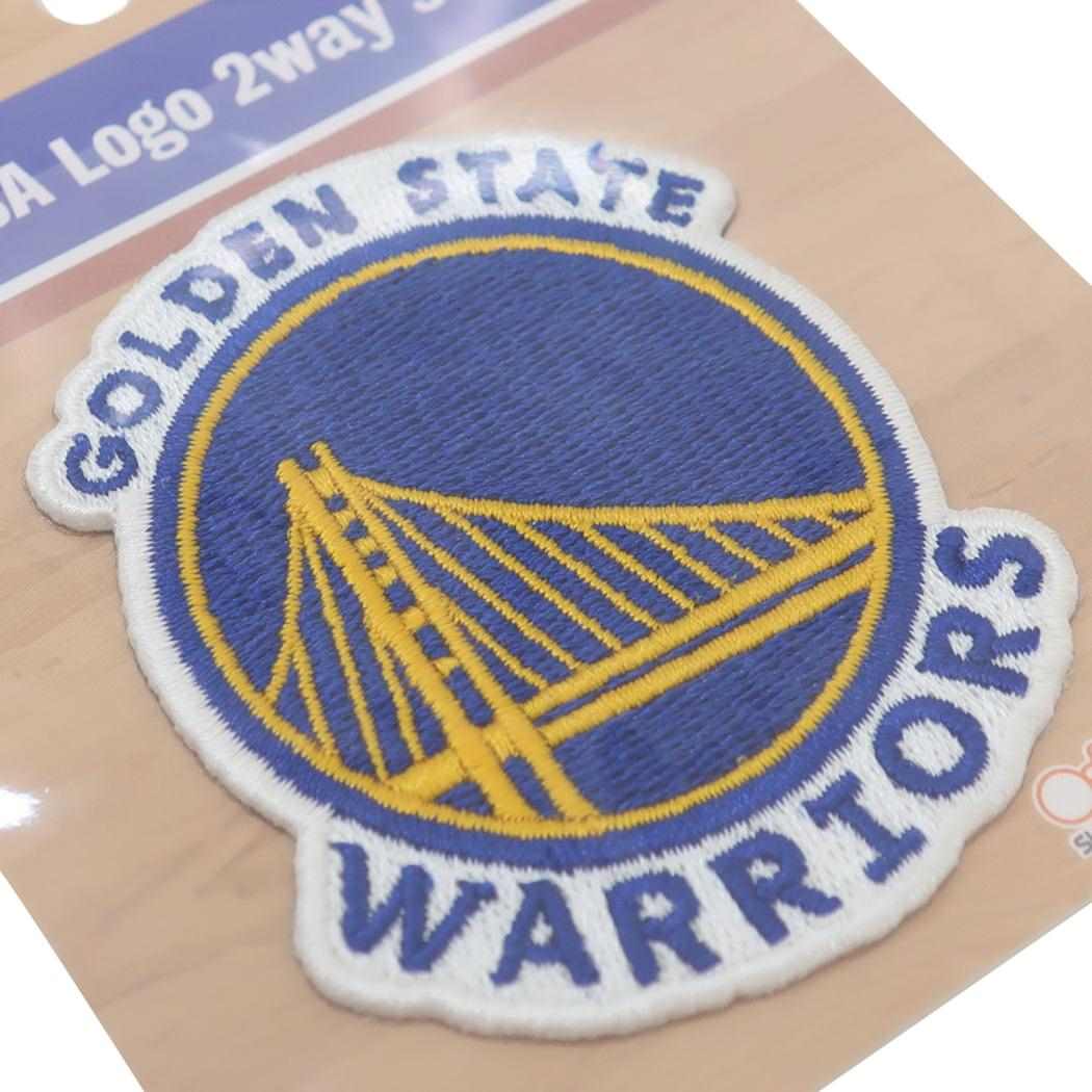 NBA ワッペン ロゴ刺繍ステッカー Golden State Warriors ゴールデンステイト ウォリアーズ 社コッカ 手芸用品 スポーツ グッズ メール便可 シネマコレクション