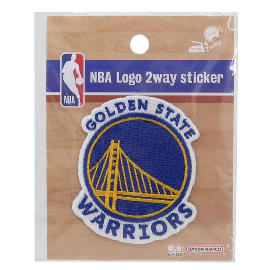 NBA ワッペン ロゴ刺繍ステッカー Golden State Warriors ゴールデンステイト ウォリアーズ 社コッカ 手芸用品 スポーツ グッズ メール便可 シネマコレクション