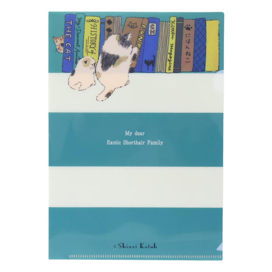 Shinzi Katoh シンジ カトウ クリアファイル A5クリアファイル 読書 木野瀬印刷 新学期準備文具 かわいい グッズ メール便可 シネマコレクション