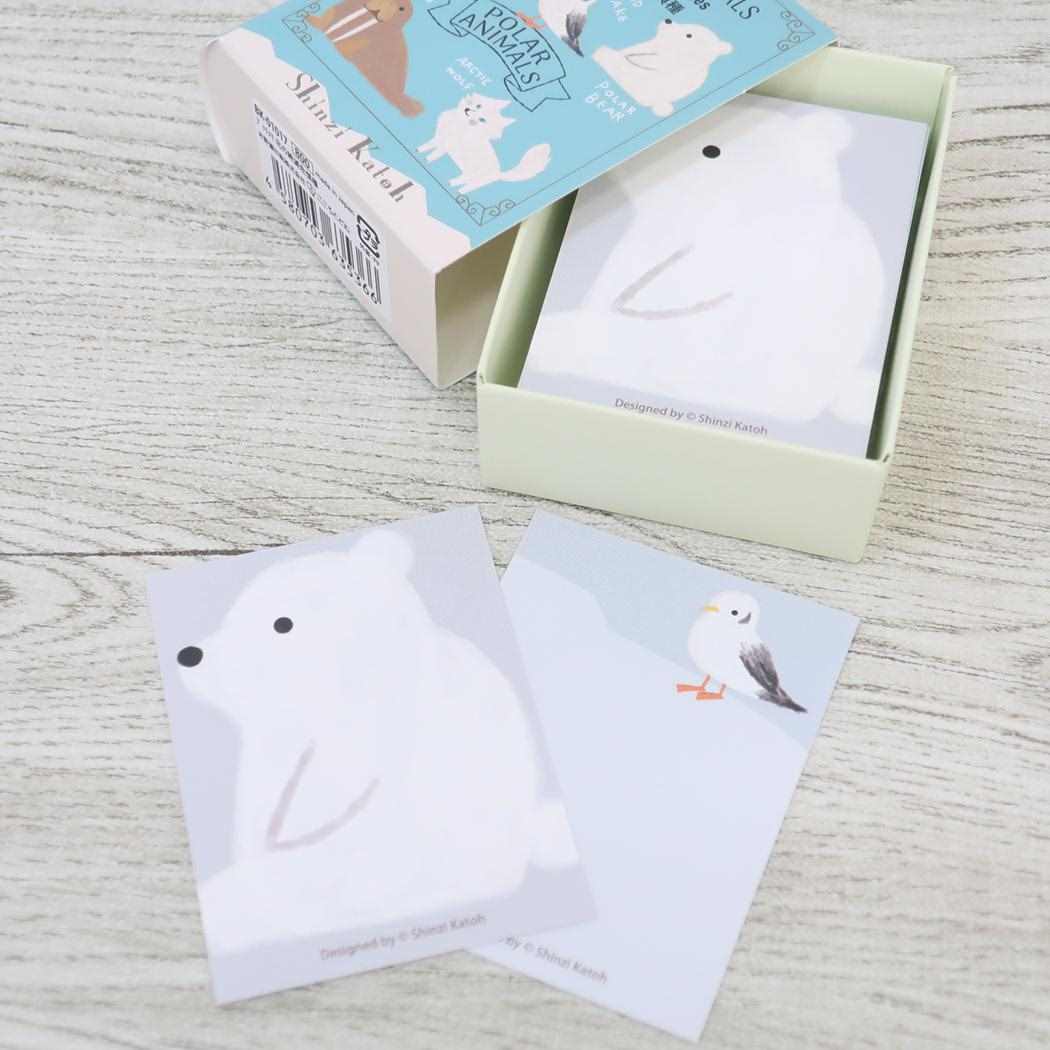 メモ帳 ブックメモ 北の絶滅危惧種 木野瀬印刷 文具 かわいい グッズ シネマコレクション