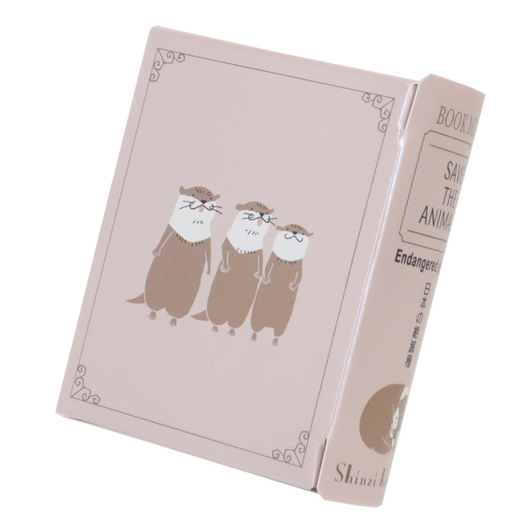 メモ帳 ブックメモ 日本の絶滅危惧種 木野瀬印刷 文具 かわいい グッズ シネマコレクション