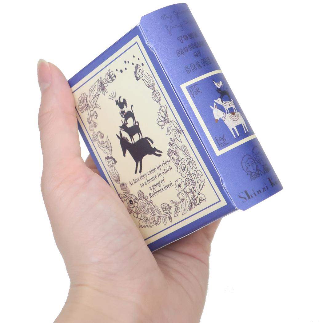 Shinzi Katoh シンジ カトウ メモ帳 ブックメモ グリム童話 ブレーメンの音楽隊 2 木野瀬印刷 事務用品 かわいい グッズ シネマコレクション
