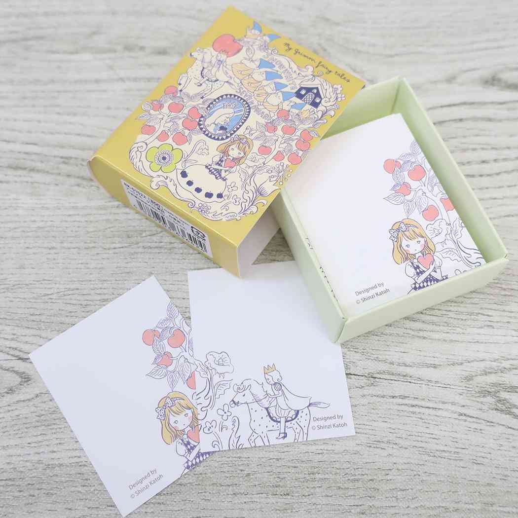 Shinzi Katoh シンジ カトウ メモ帳 ブックメモ グリム童話 白雪姫 2 木野瀬印刷 事務用品 かわいい グッズ シネマコレクション
