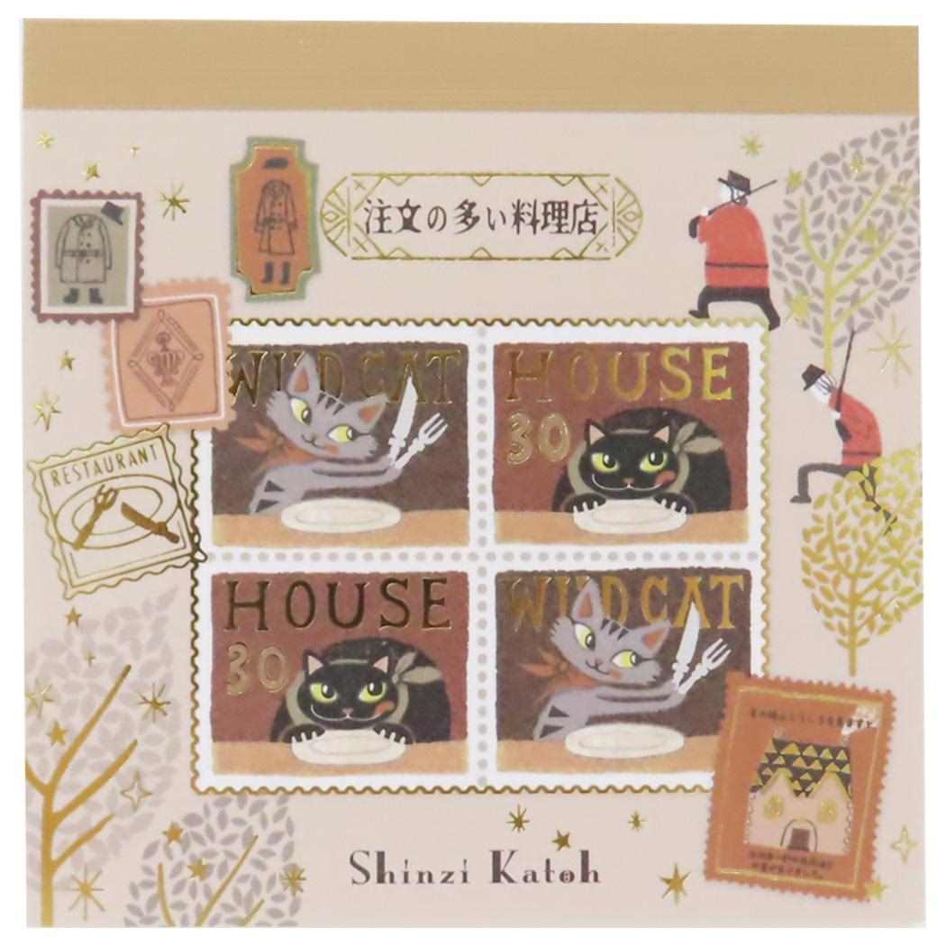 宮沢賢治 幻燈館1998 メモ帳 ブロックメモ 注文の多い料理店 新入学 木野瀬印刷 事務用品 100枚綴り おしゃれ 文具 グッズ メール便可 シネマコレクション
