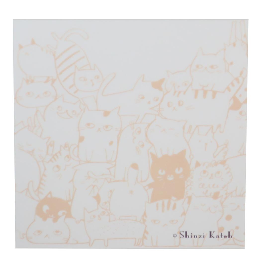 キャットヒル メモ帳 ブロックメモ グリーン 木野瀬印刷 事務用品 かわいい グッズ メール便可 シネマコレクション