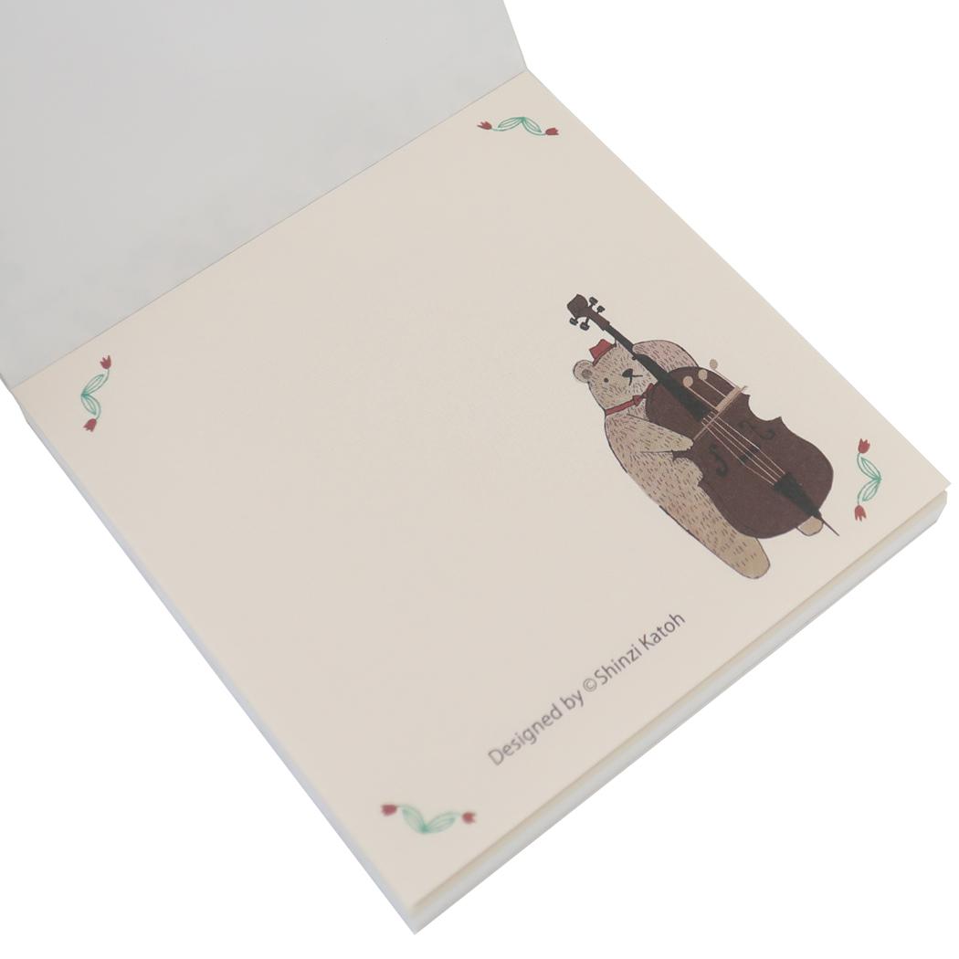 Happy Tone メモ帳 ブロックメモ アイネクライネ 木野瀬印刷 事務用品 100枚綴り かわいい グッズ メール便可 シネマコレクション