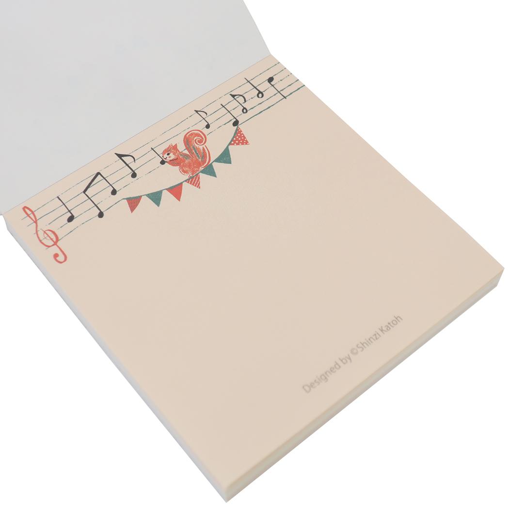 Happy Tone メモ帳 ブロックメモ カノン 木野瀬印刷 事務用品 100枚綴り かわいい グッズ メール便可 シネマコレクション