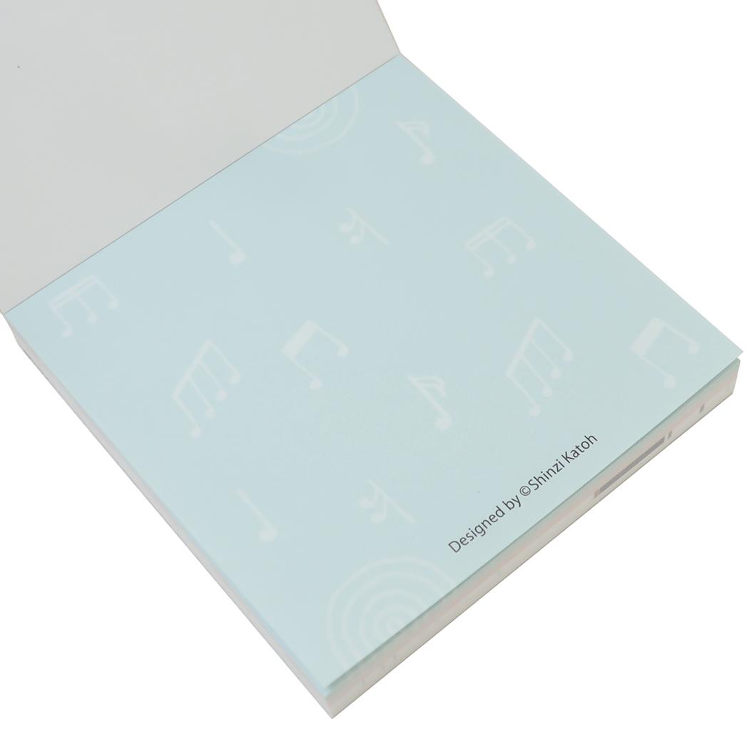 Happy Tone メモ帳 ブロックメモ セレナーデ 木野瀬印刷 事務用品 100枚綴り かわいい グッズ メール便可 シネマコレクション