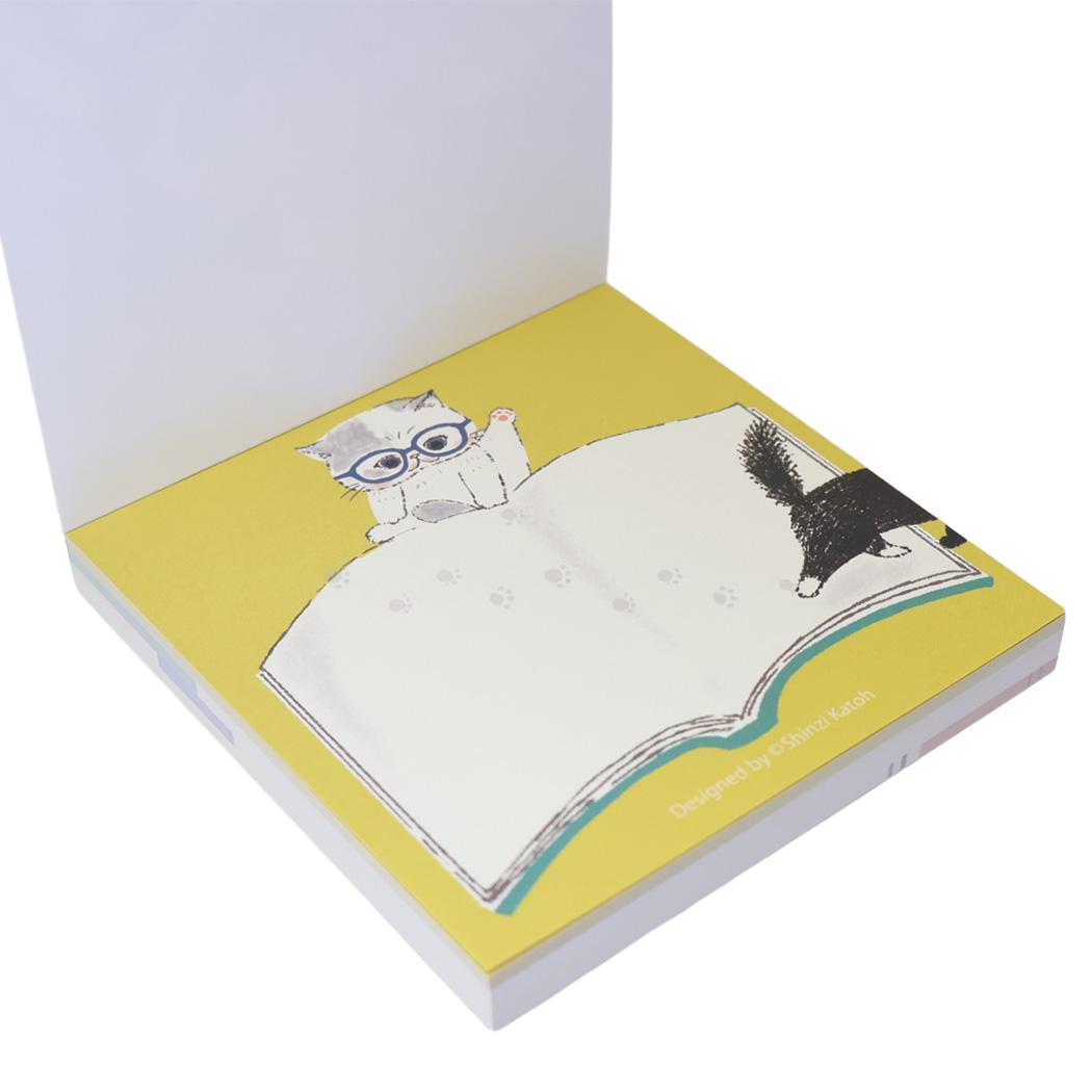 Shinzi Katoh シンジ カトウ メモ帳 ブロックメモ 読書 木野瀬印刷 事務用品 かわいい グッズ メール便可 シネマコレクション
