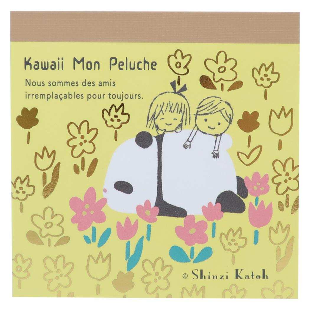 Shinzi Katoh シンジ カトウ メモ帳 ブロックメモ Kawaii Mon Peluche Bam Bam 木野瀬印刷