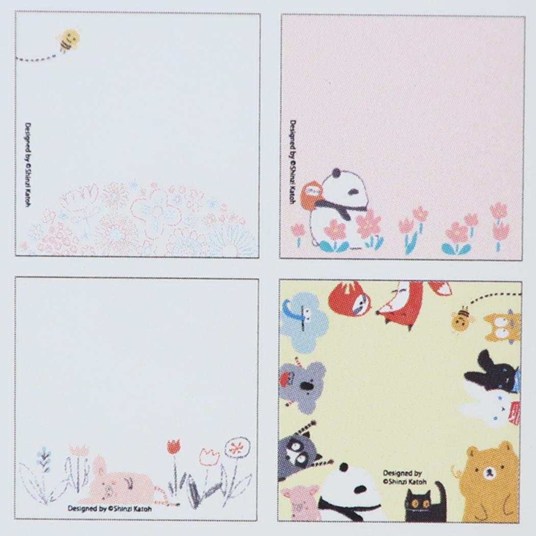 Shinzi Katoh シンジ カトウ メモ帳 ブロックメモ Kawaii Mon Peluche Bam Bam 木野瀬印刷