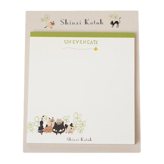 付箋 ふせん UNEVEN CATS clover 木野瀬印刷 新学期準備文具 かわいい グッズ メール便可 シネマコレクション